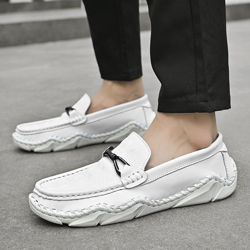 Driving Trendy Beanie Shoes Men's Cross-border Plus Size Loafers foto 2