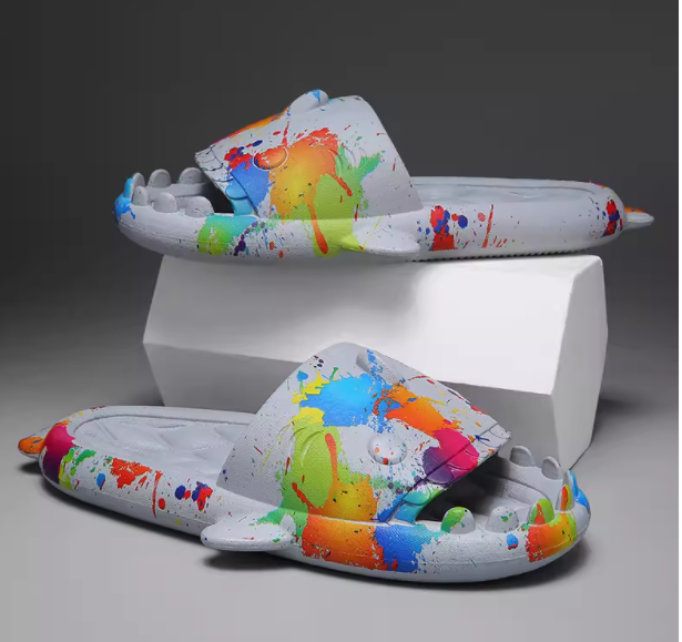 Men's External Wearing Of Fecal Feeling Slippers foto 3
