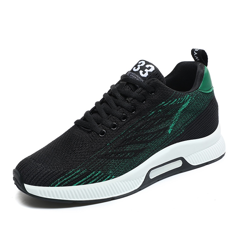 Flyknit Breathable Height Increasing Insole Men's Shoes Increased 6CM foto 2