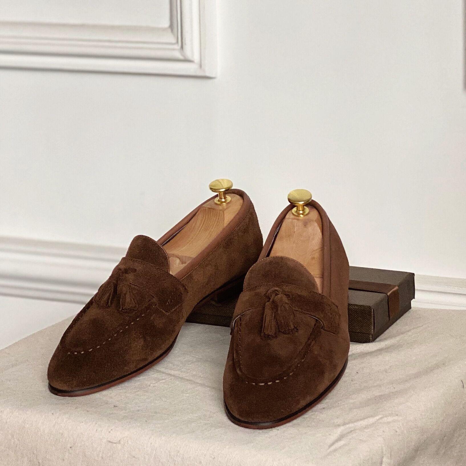 Square Cowhide Suit Shoes For Men foto 4