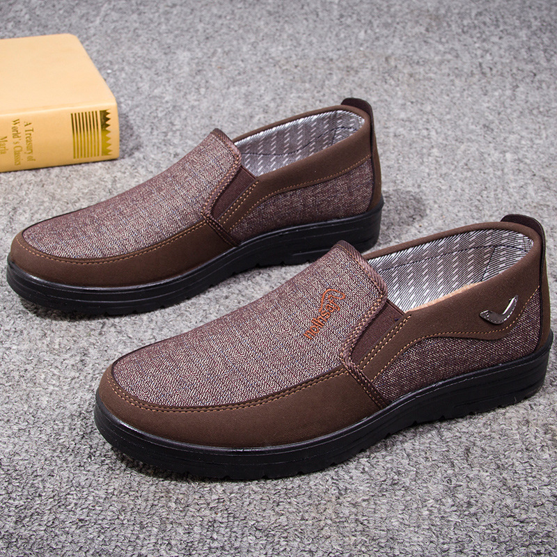 Polyurethane Old Beijing Cloth Shoes Plus Size Men foto 2