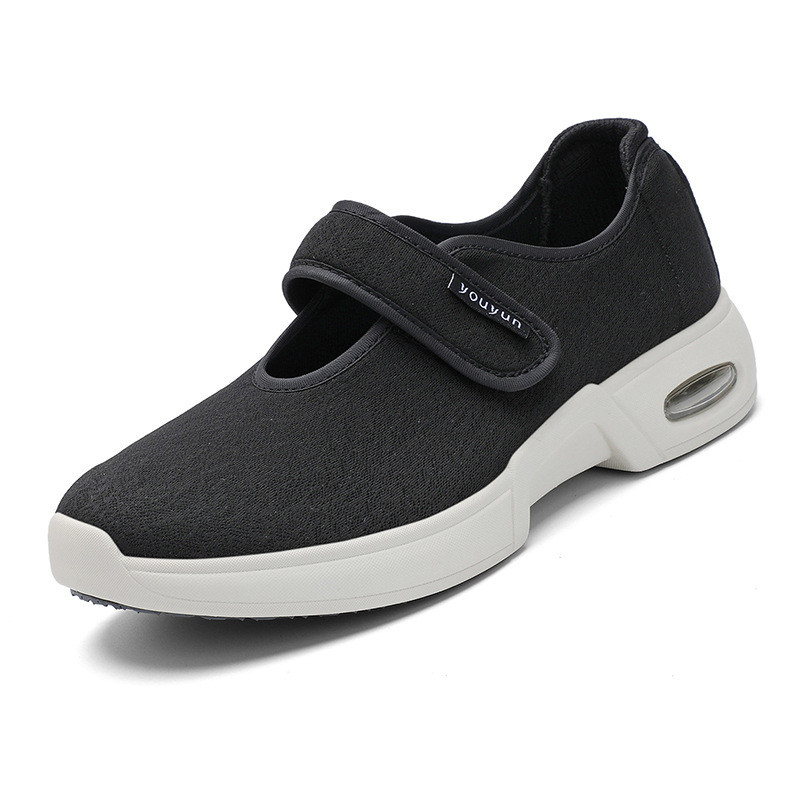 Walking Large-size Dad Widened Mom Mid- To Late-life Single-layer Shoes foto 3