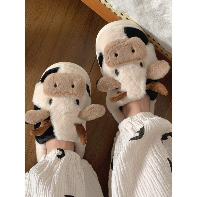 Cotton Slippers Women's All-season Cute Indoor Home Platform Slippers Women's foto 3