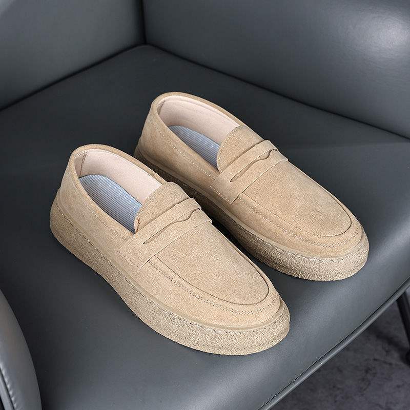 Men's Fashion Retro Handmade Stitching Shoes foto 2
