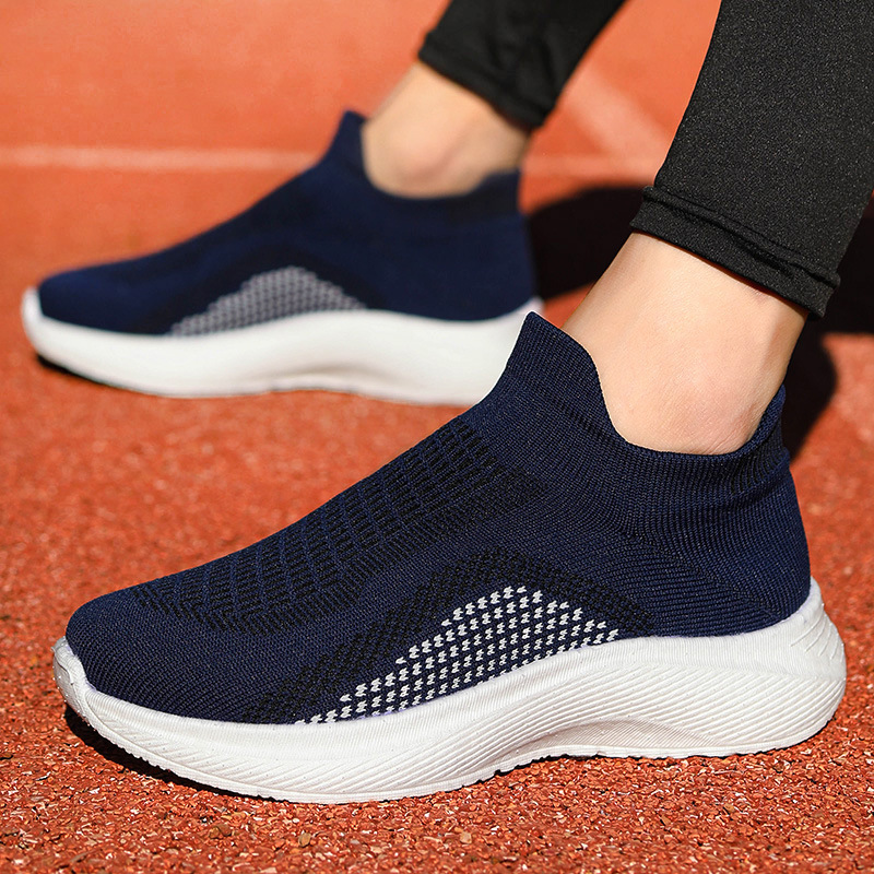Plus Size Popcorn Flyknit Socks Casual Sneaker foto 5