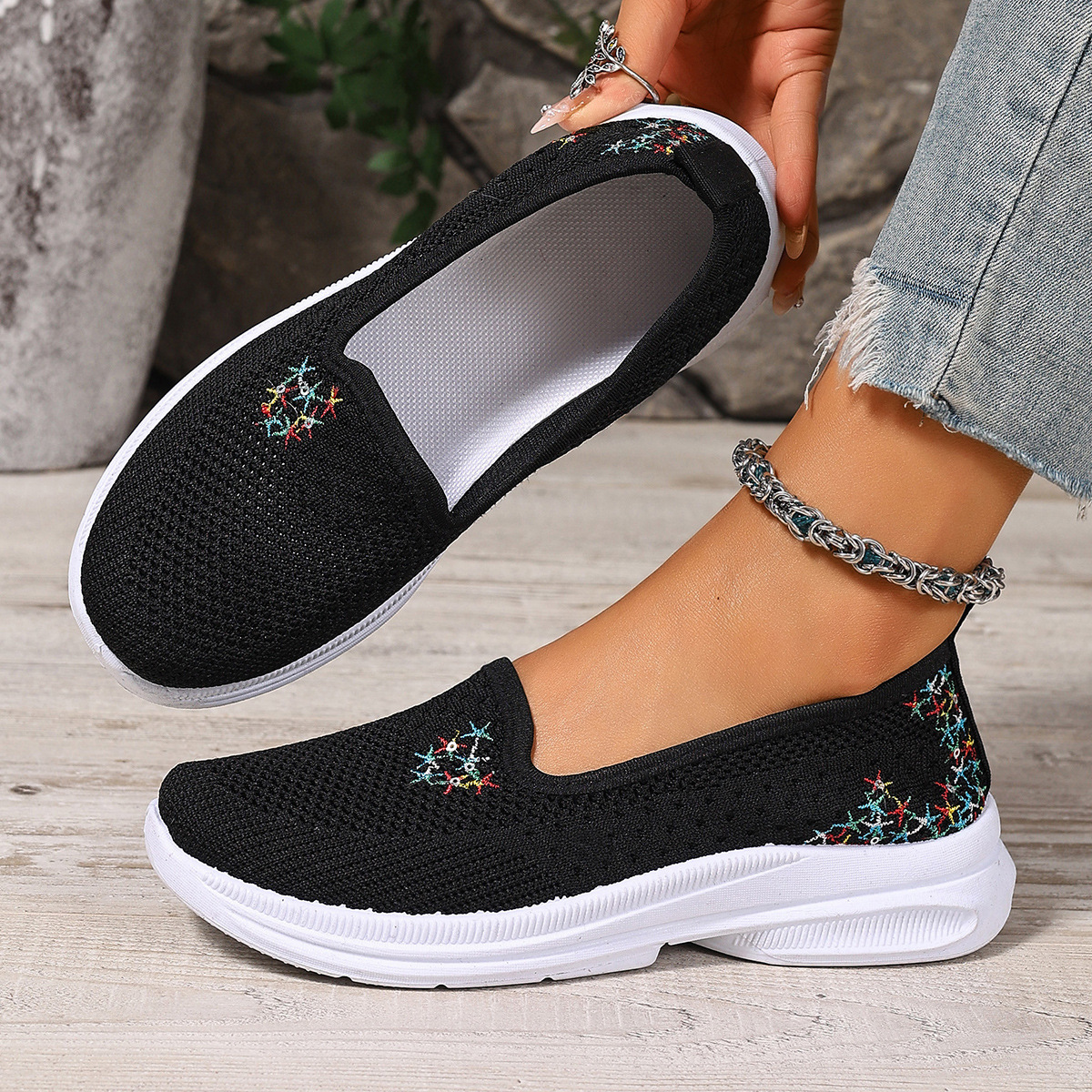Women's Mesh Casual Breathable Soft-soled Shoes foto 5