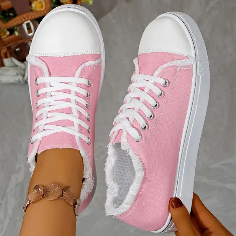 Lightweight Canvas Shoes For Women In Larger Sizes foto 2
