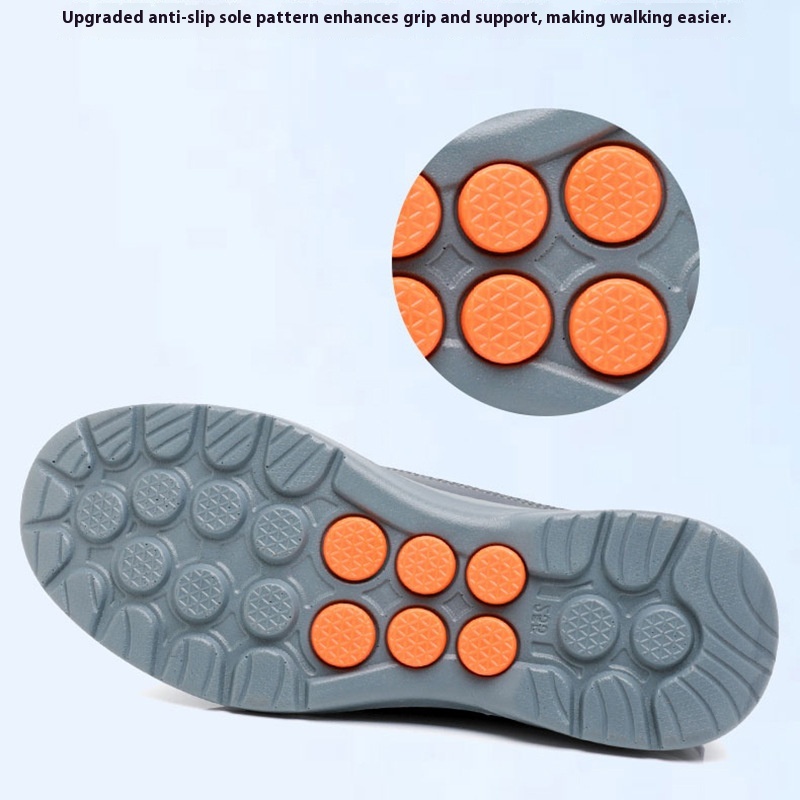 Old Beijing Cloth Shoes Men's Non-slip Soft Bottom Loose Plus Size foto 3