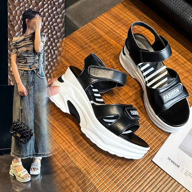 Small Muffin Platform Sports Beach Shoes foto 3