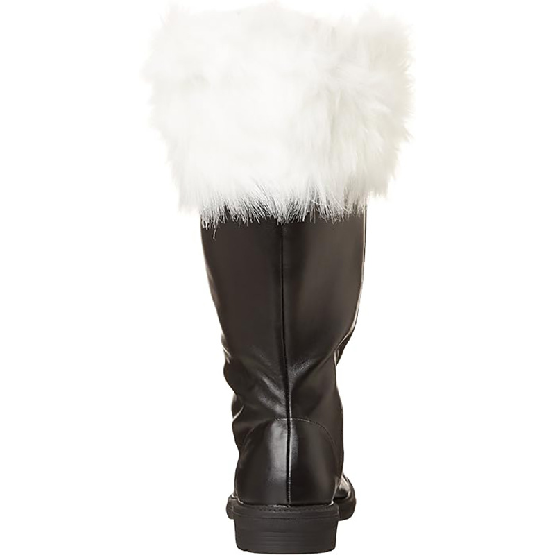 Christmas Old Man Boots White Plush Halloween foto 2