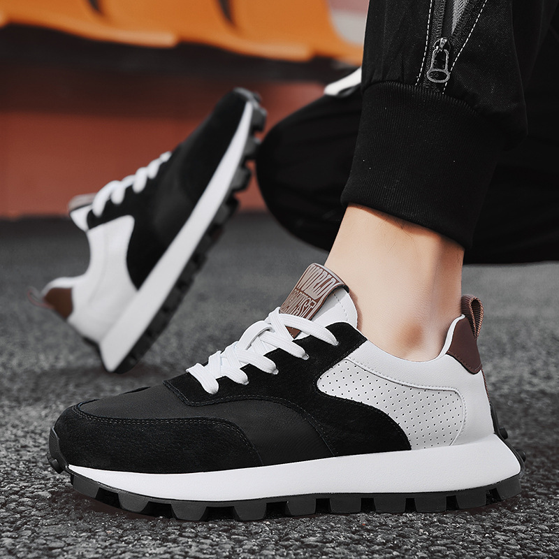 Men's Shoes Sports Casual Leather Dad Shoes foto 5