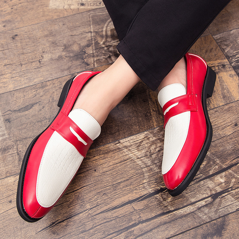 British Pointed Men's Shoes Slip-on Leisure foto 5