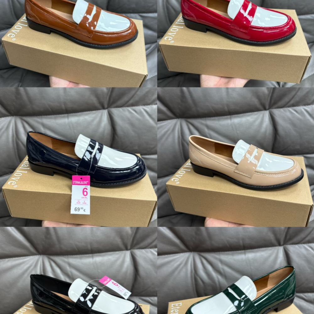 Leather Slip-on British-style Casual Loafers Shoes foto 4