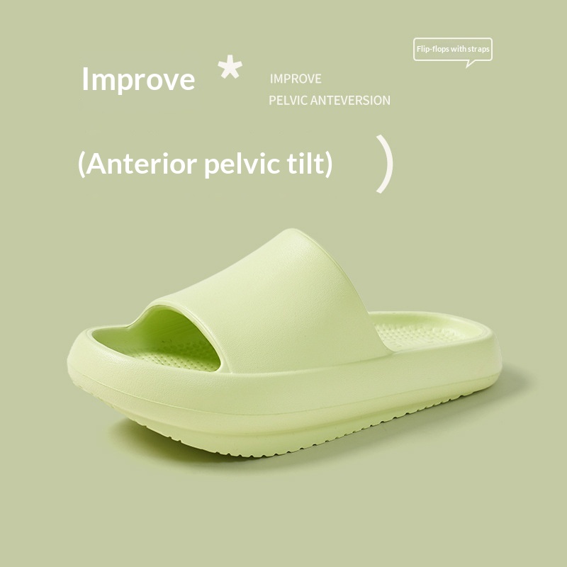 Ergonomic Low-heel Shoes For Correcting Anterior Pelvic Tilt Front-high Back-low Slippers foto 2