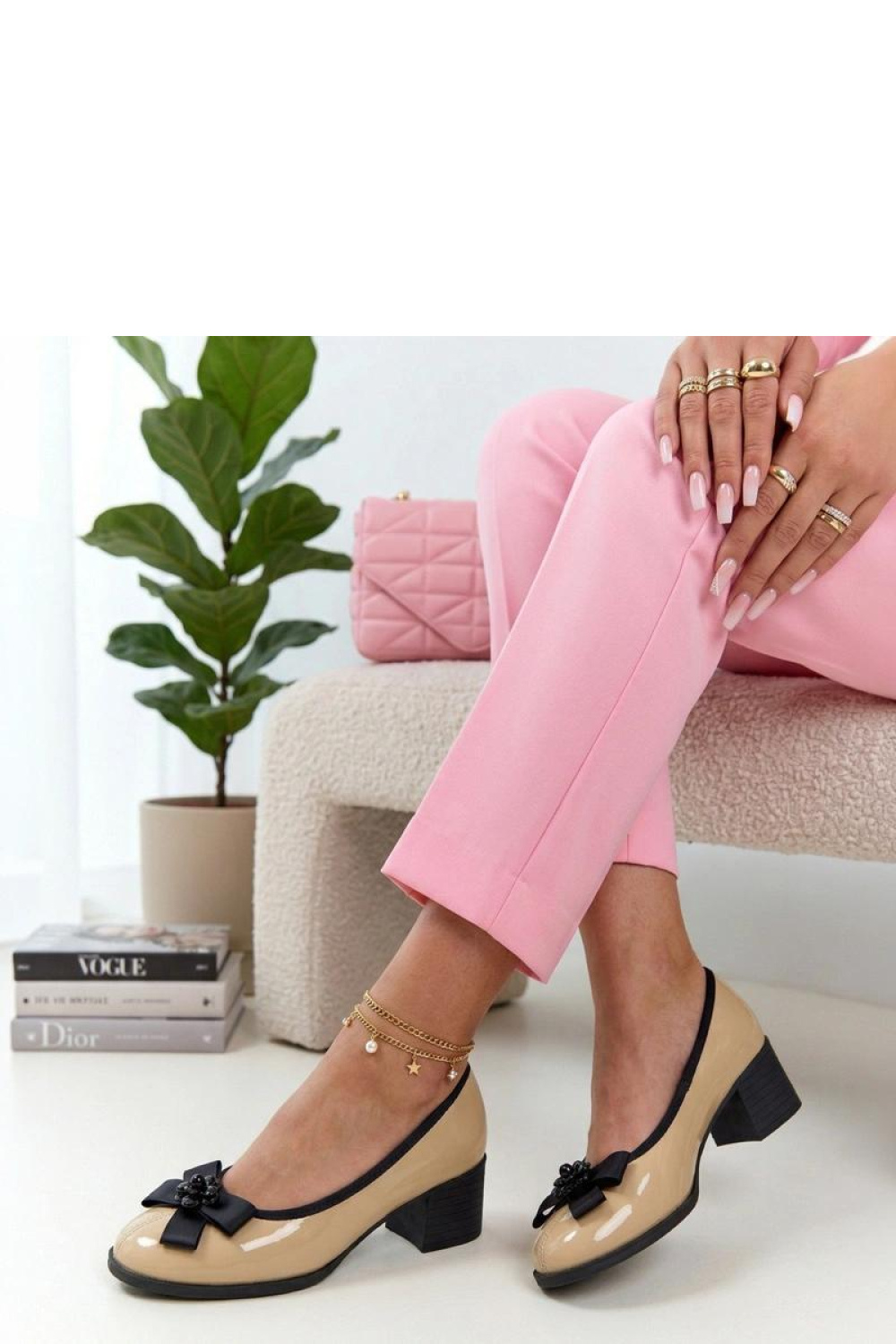 Pumps met dikke hak Solea foto 2
