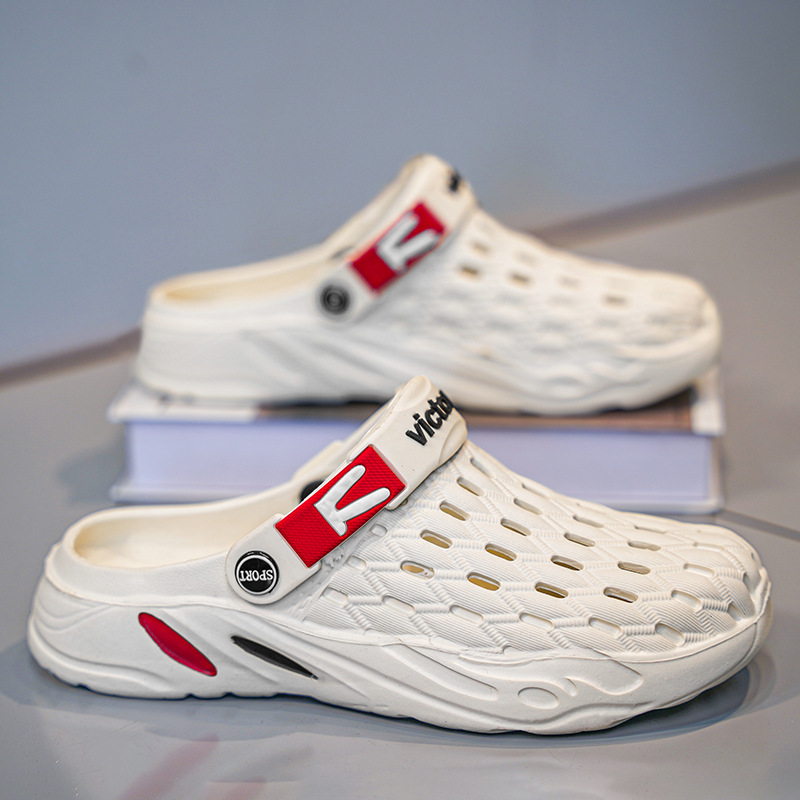 Casual Platform Non-slip Wear-resistant Beach Drooping Summer Outdoor Slippers foto 2