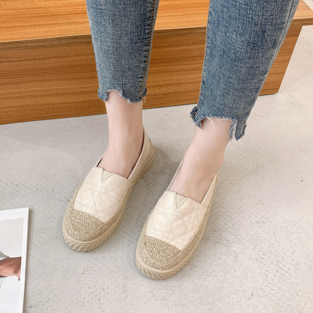 Women's Outdoor Round Toe Flats Fashion Casual Shoes foto 4