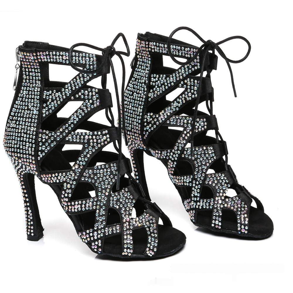 Women's High-top Lace-up Jazz Dance Shoes foto 3