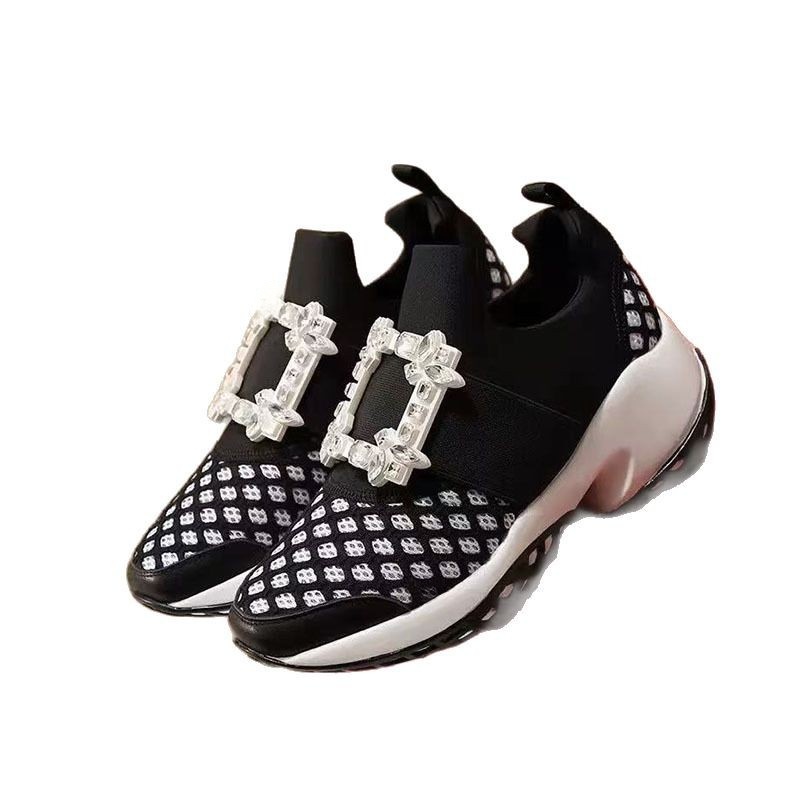 Rhinestone Dad Shoes Womens 2025 Early Spring New Chunky Sole foto 4