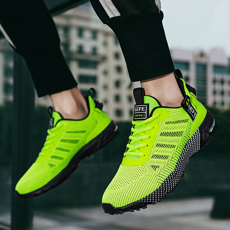Flying Woven Classic Plus Size Sports Marathon Running Shoes foto 4