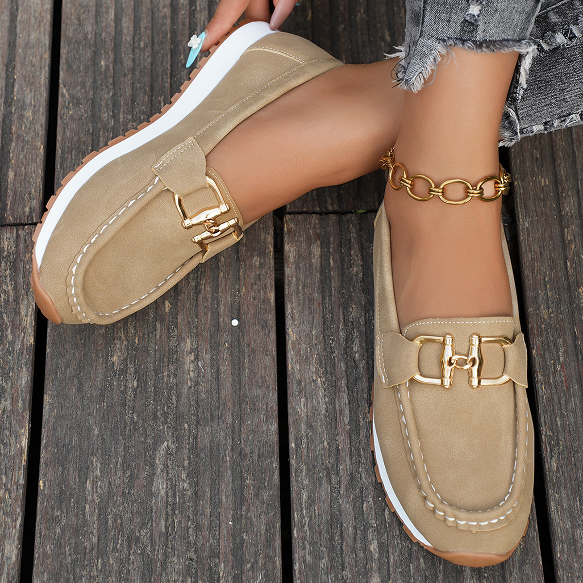 Casual Sports Shoes Foreign Trade Casual Ladies Oversized Shoes foto 2