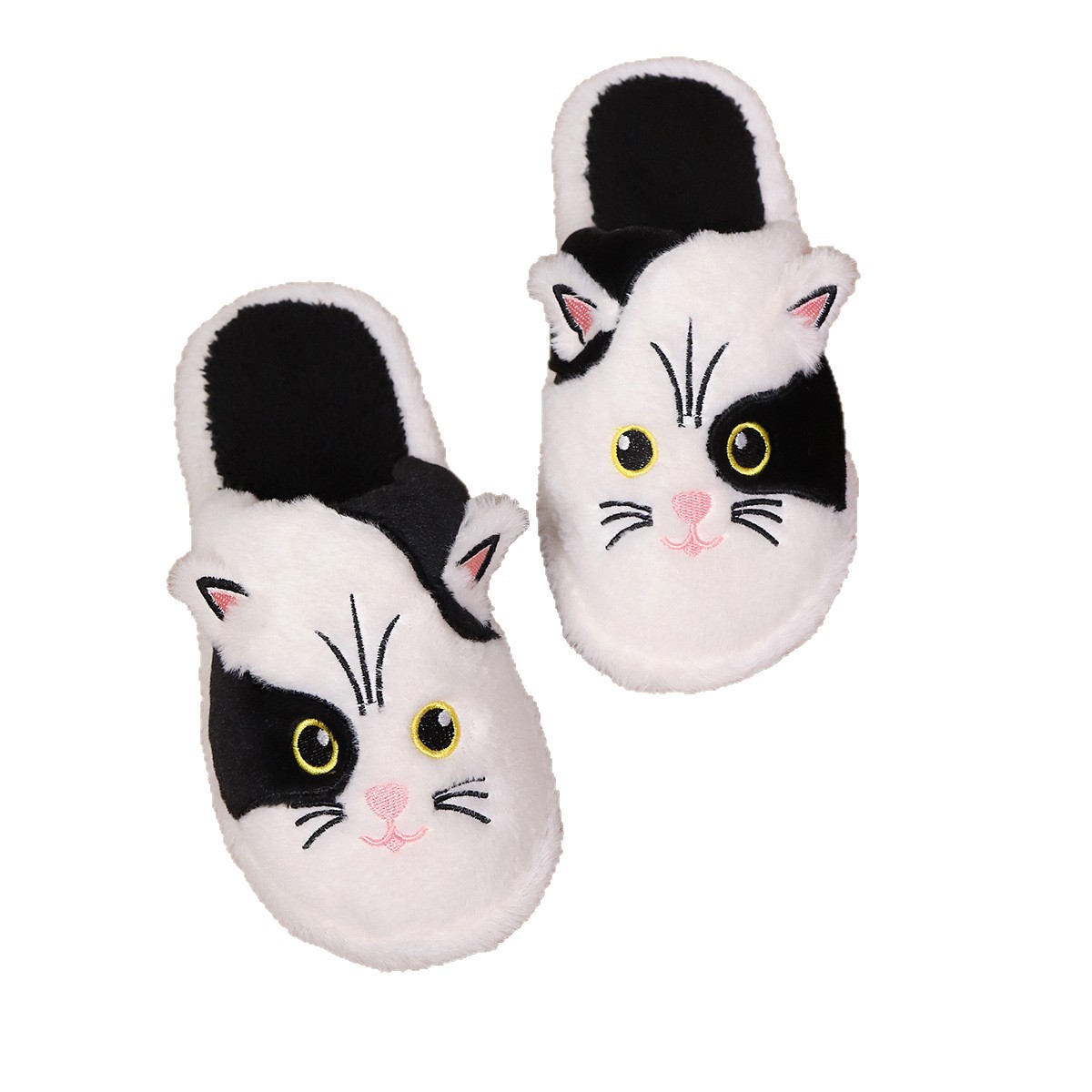 Women's Cotton Slippers Minimalist Design Winter Cartoon Pattern foto 4