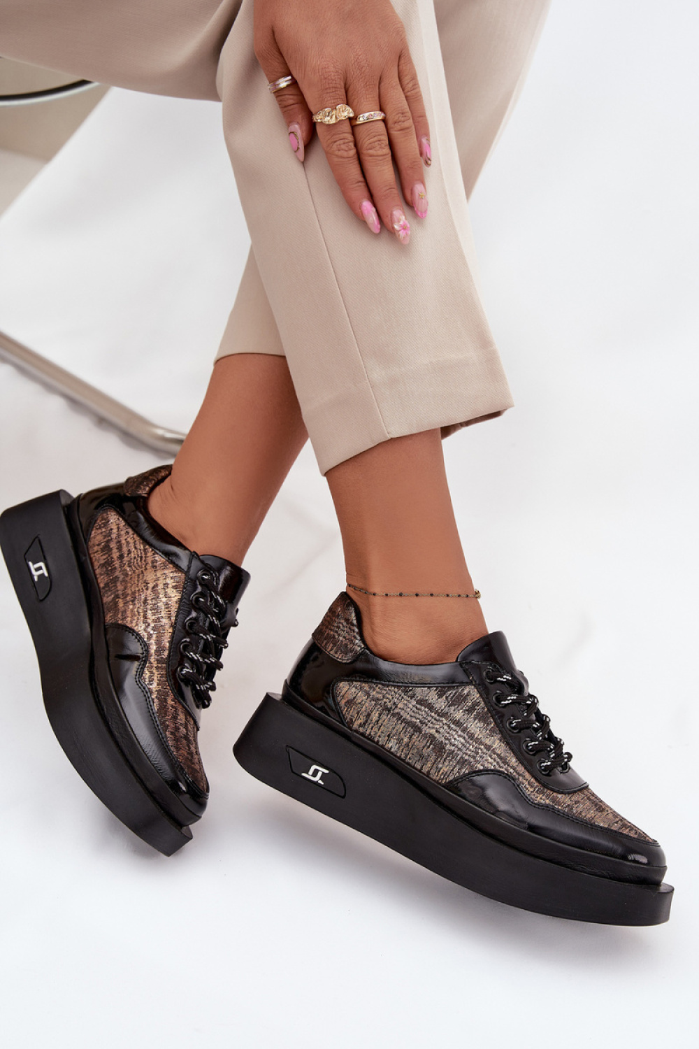 Platform schoenen Step in style