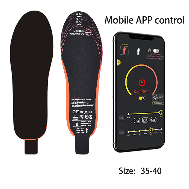 Electric Heating Insole Remote Control Foot Warmer foto 2