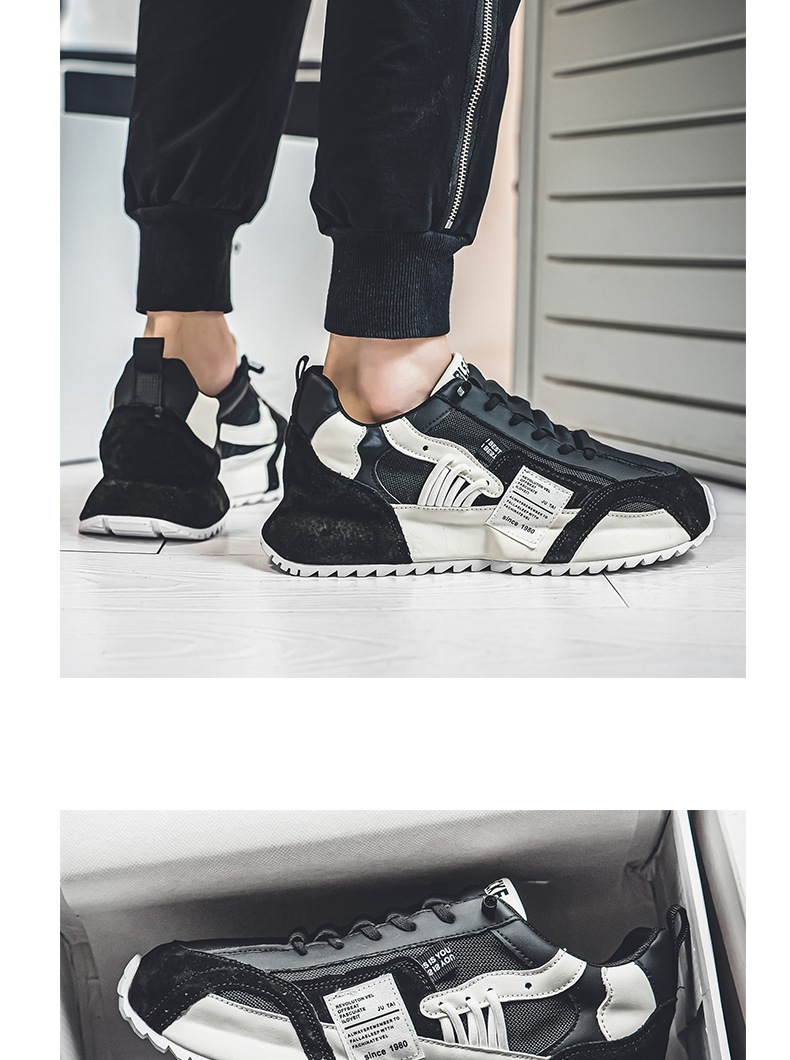 Men's Spring New Fashion All-match Casual Sneaker Thick Bottom Height Increasing Non-slip foto 4
