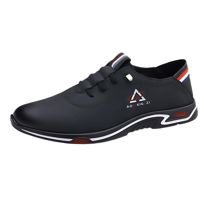Men's Business Casual Shoes Cross-border Trendy Wild Soft Bottom Comfortable Breathable foto 2