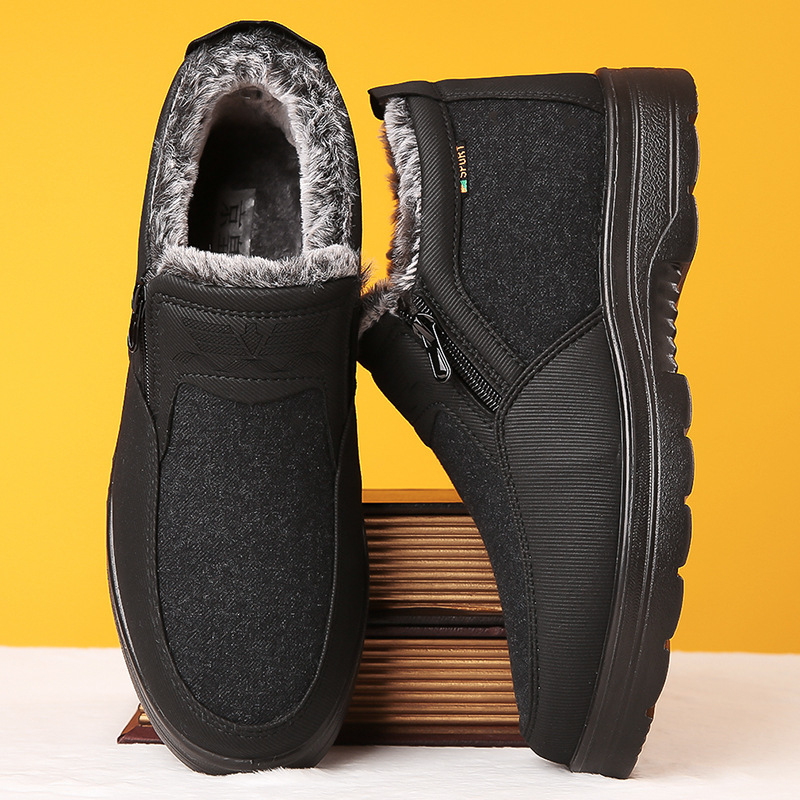 Winter Old Beijing Cloth Shoes Men foto 5