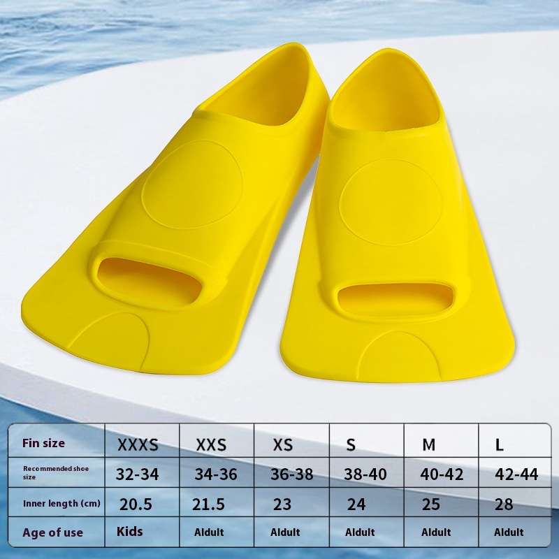 Swimming Flippers Freestyle Silicone Short Flippers foto 5