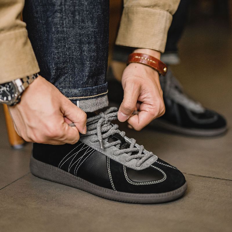Fashion Men's Low Top Retro Casual Sneaker foto 2