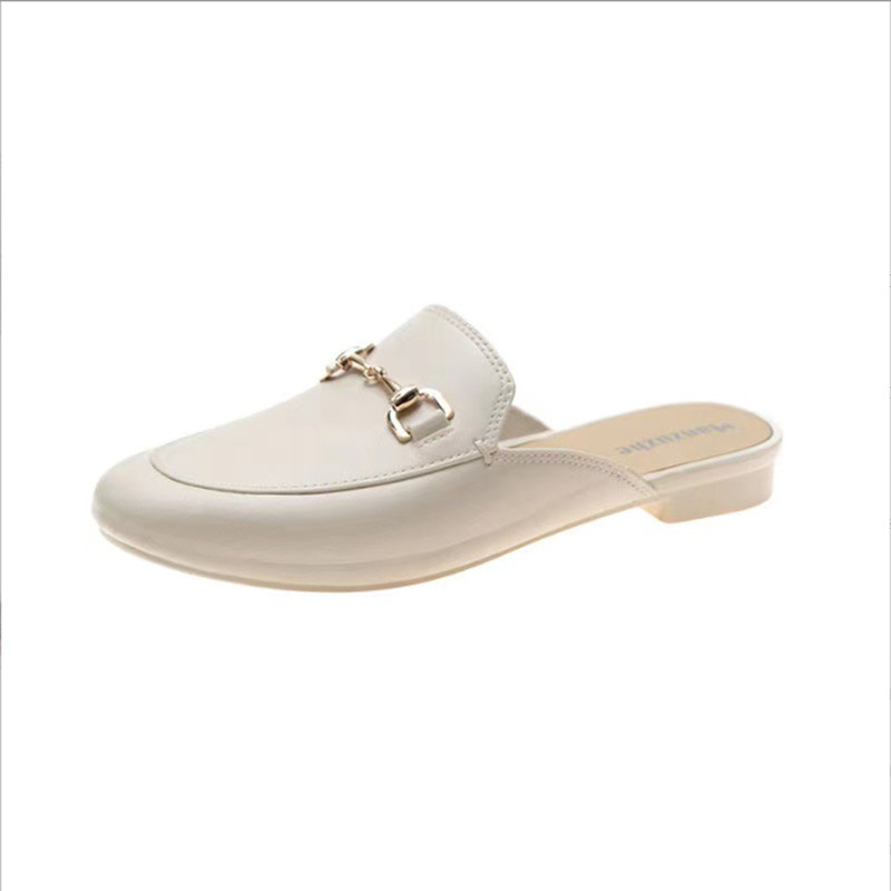Closed Toe Half Slippers Women's Shoes Outer Wear
