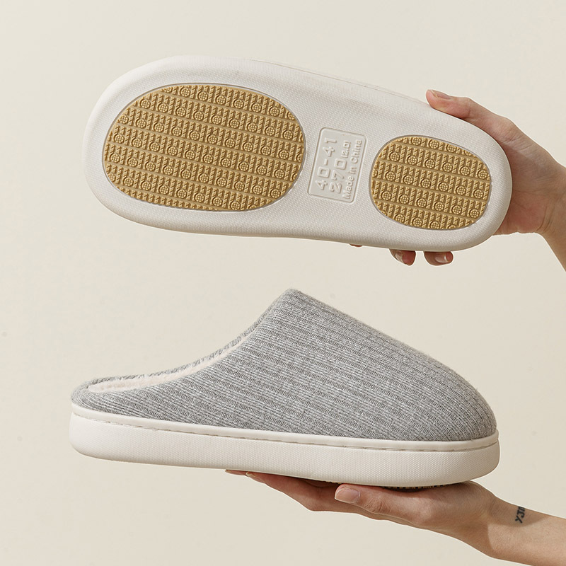 Elderly Non-slip Cotton Slippers Female Male foto 5