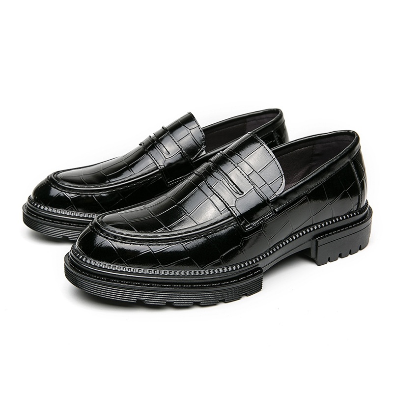 Men's Leather Shoes Breathable British foto 2