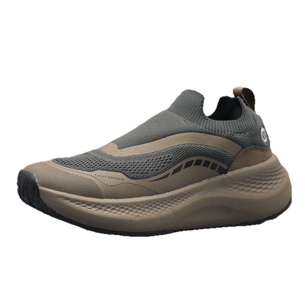 Men's Outdoor Soft-soled Running Shoes Mesh Breathable Shock Absorption Lightweight Platform foto 5