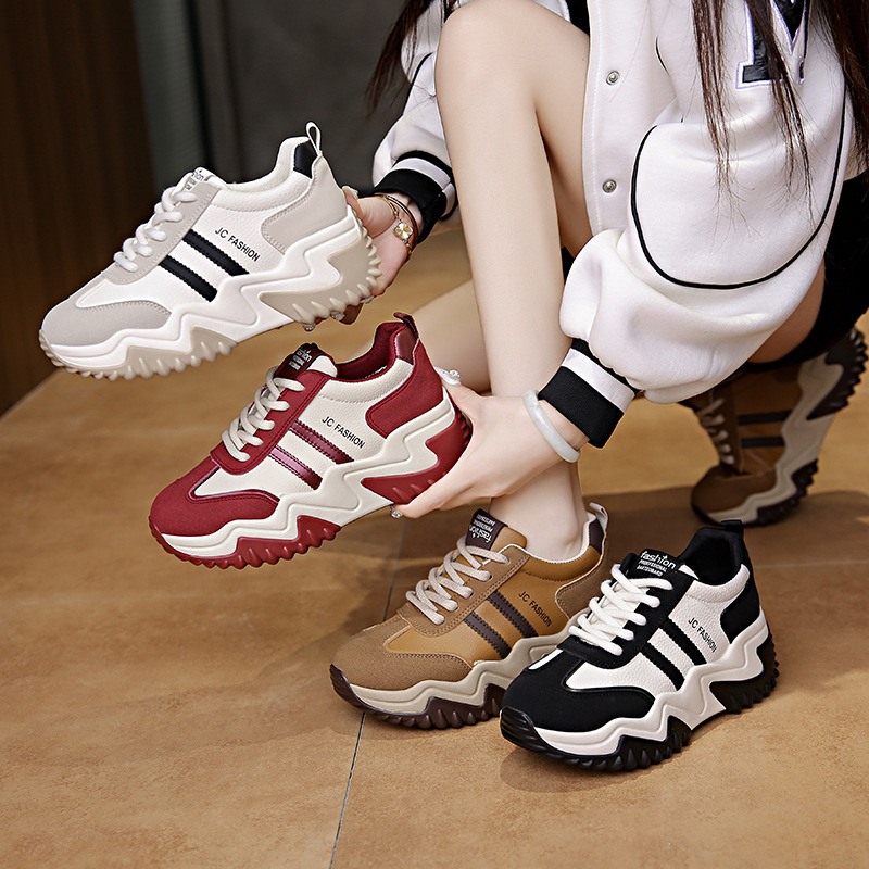 Womens Stylish Casual Thick-soled Running Sneakers foto 2