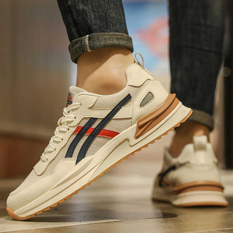Men's Summer Retro Mesh Breathable Running Tide Shoes foto 4