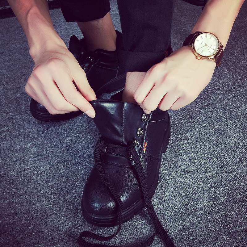 High-top Safety Shoes With Steel Toe Protection foto 2