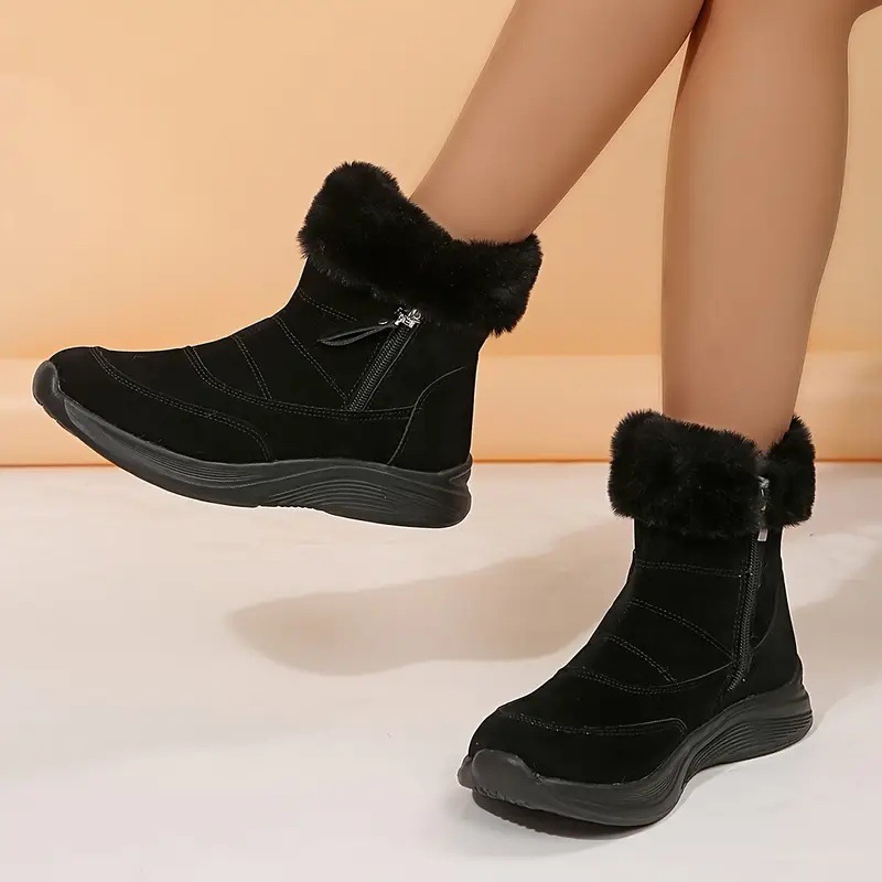 Womens Winter Snow Boots With Cozy Fleece Lining foto 5