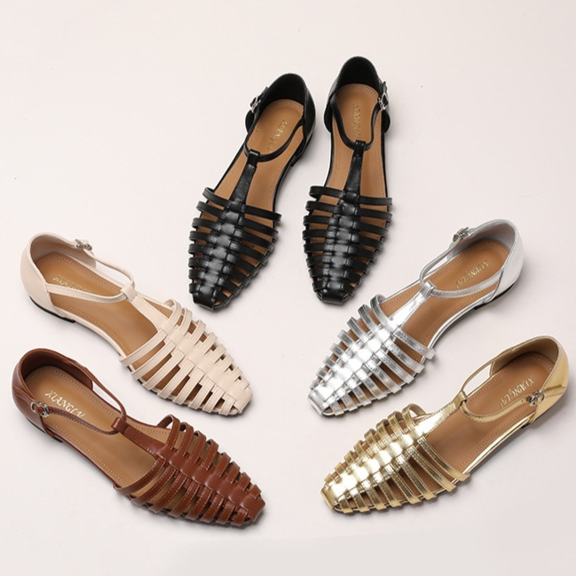European And American-style Vintage Roman Sandals Suitable For Summer Wear foto 2