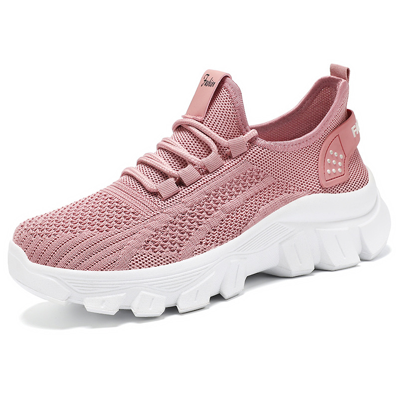 Women's Sneaker Breathable Running Thick Bottom Wear-resistant Casual Shoes foto 3