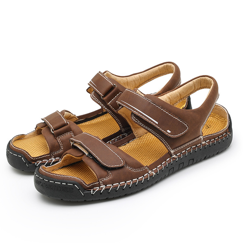 Men's Sandals Casual Trend Leather Sandals Men's Wholesale foto 3