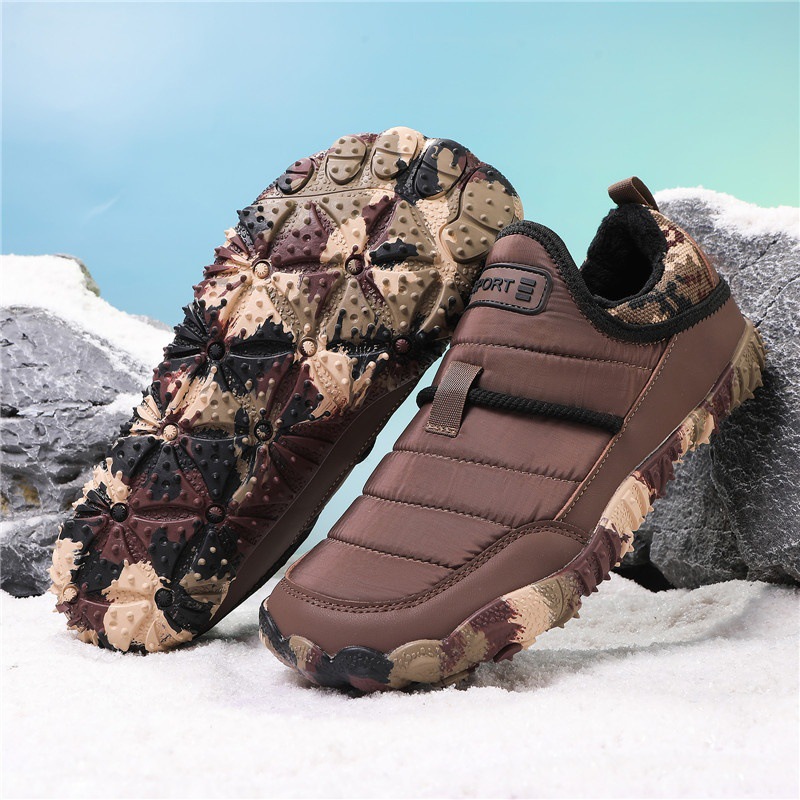 Snow Boots Outdoor Couple Leisure Non-slip Anti-velvet Warm Cotton Shoes foto 5