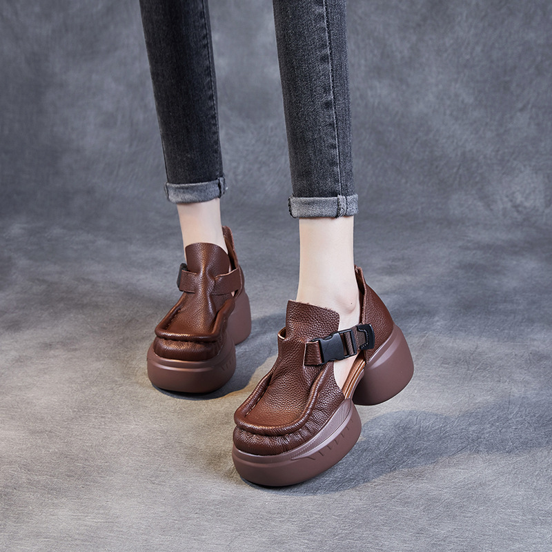 Summer Platform Retro Literary Lady Sandals foto 3