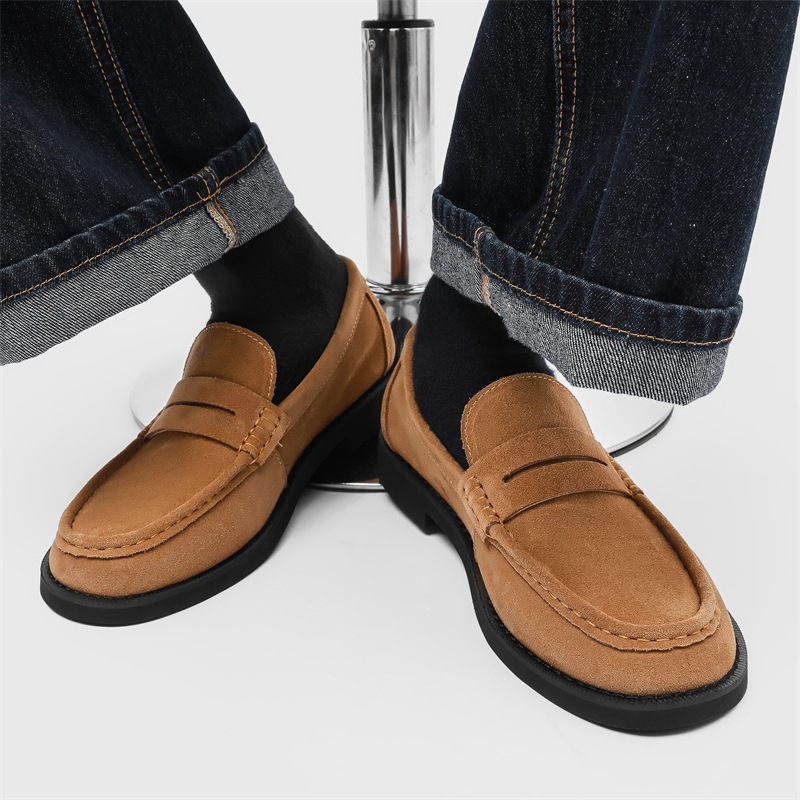 Men's Slip-on Retro Business All-match Casual Shoes foto 5