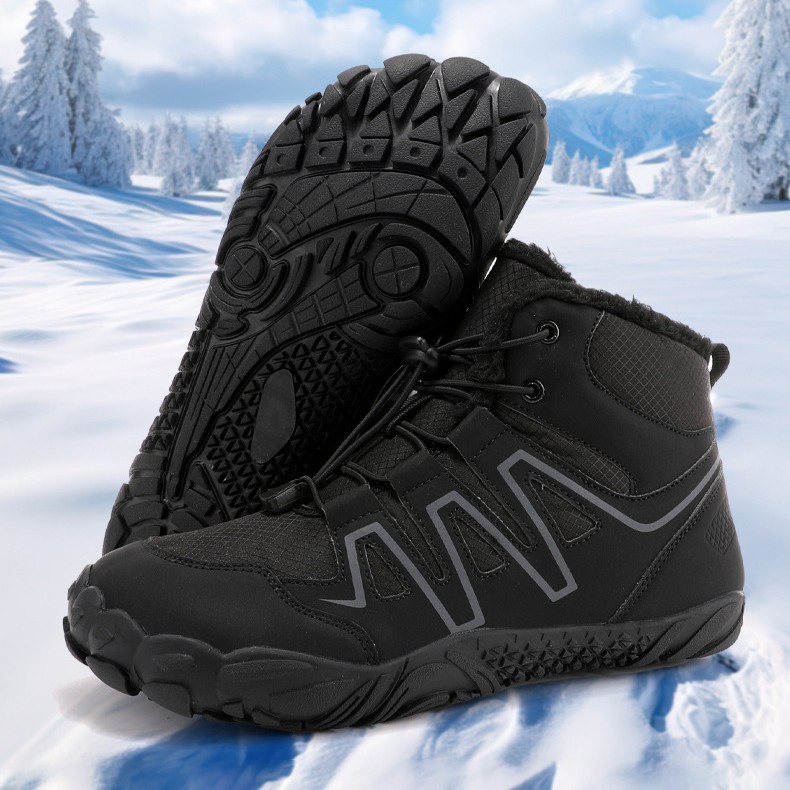 High-top Warm Fleece-lined Waterproof Non-slip Comfortable Boots foto 3
