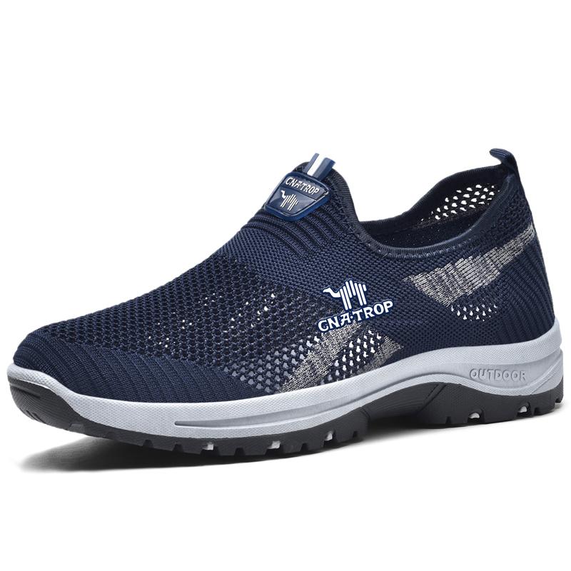 Versatile Casual Daddy's Shoes Men's Sports Lightweight Hiking Shoes Mesh foto 4