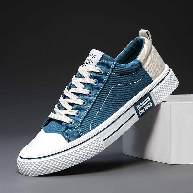 New Versatile Casual Low-top Men's Sports Canvas Shoes foto 5
